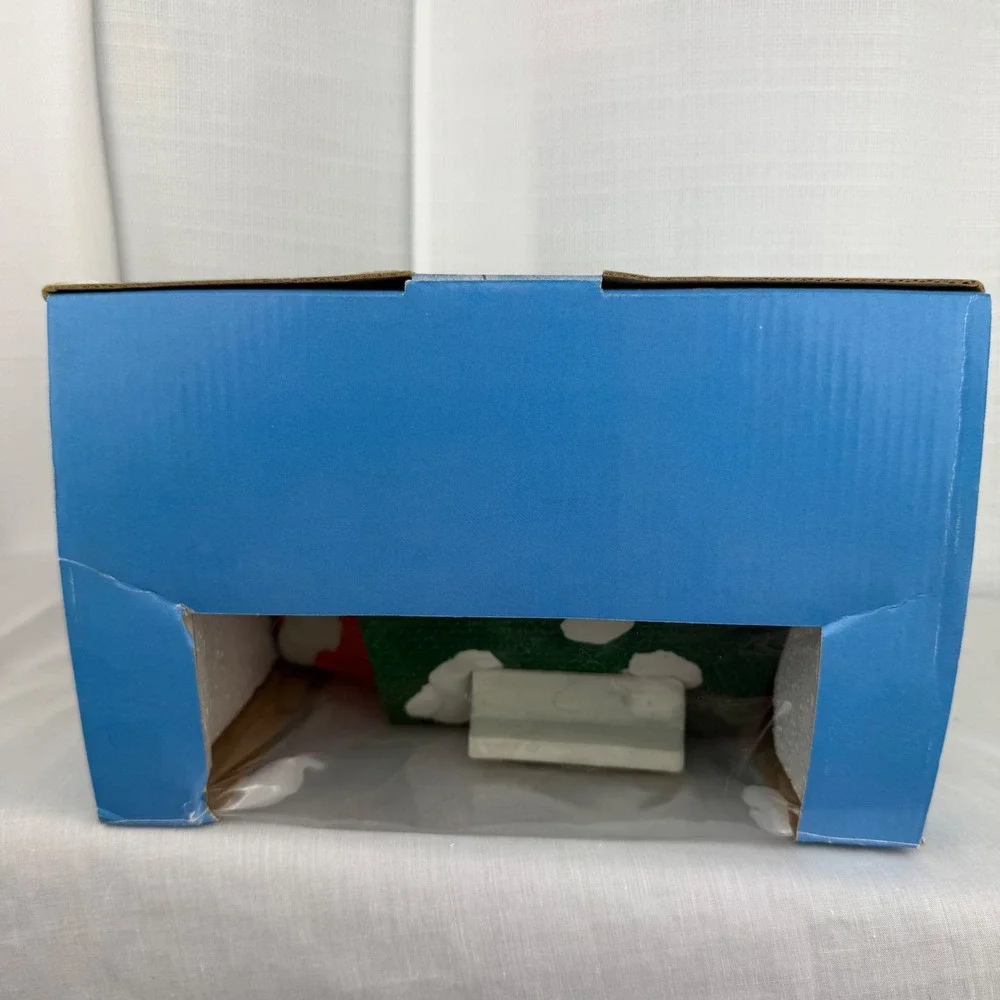 VTG Holiday Living Lily's Flower Shop Porcelain Lighted House Christmas Village